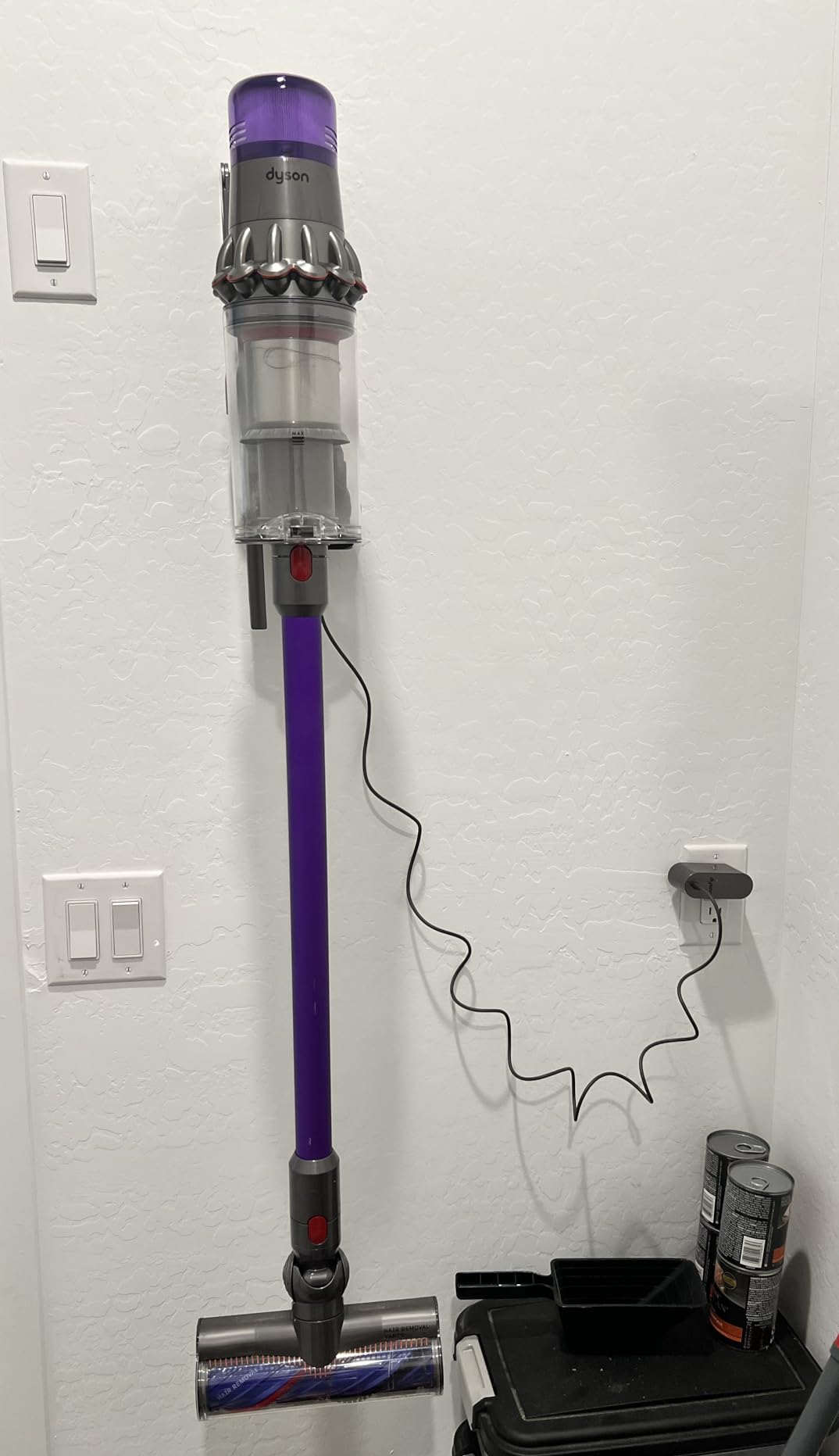 Dyson V11 Plus Cordless Vacuum Cleaner, Nickel/Purple, Large customer photo 2