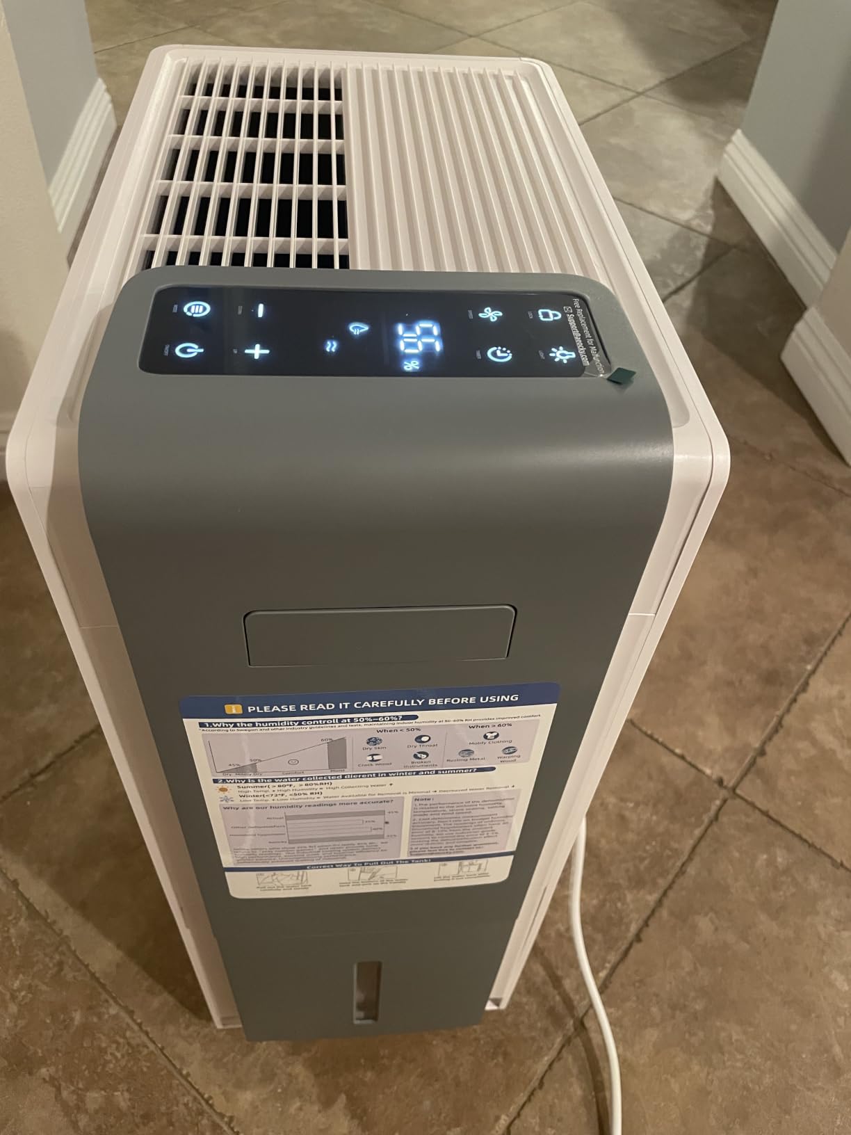 AEOCKY 5500 Sq.Ft Energy Star Most Efficient 2025 Dehumidifier Max 80Pint/D customer photo 2