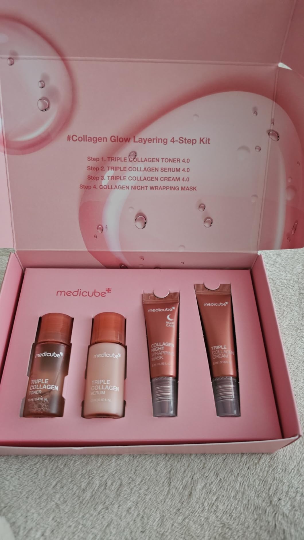medicube Glass Skin Collagen Trial Kit - Mini Skincare Set customer photo 1