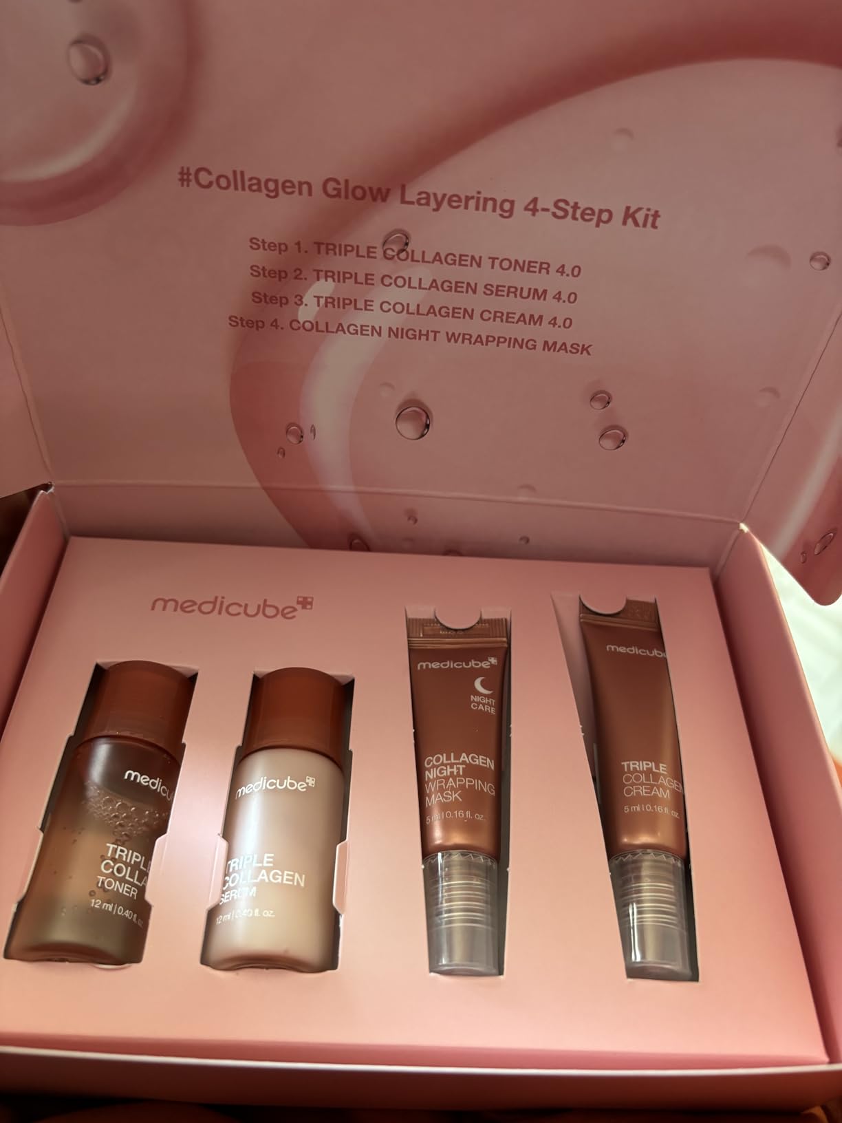 medicube Glass Skin Collagen Trial Kit - Mini Skincare Set customer photo 2