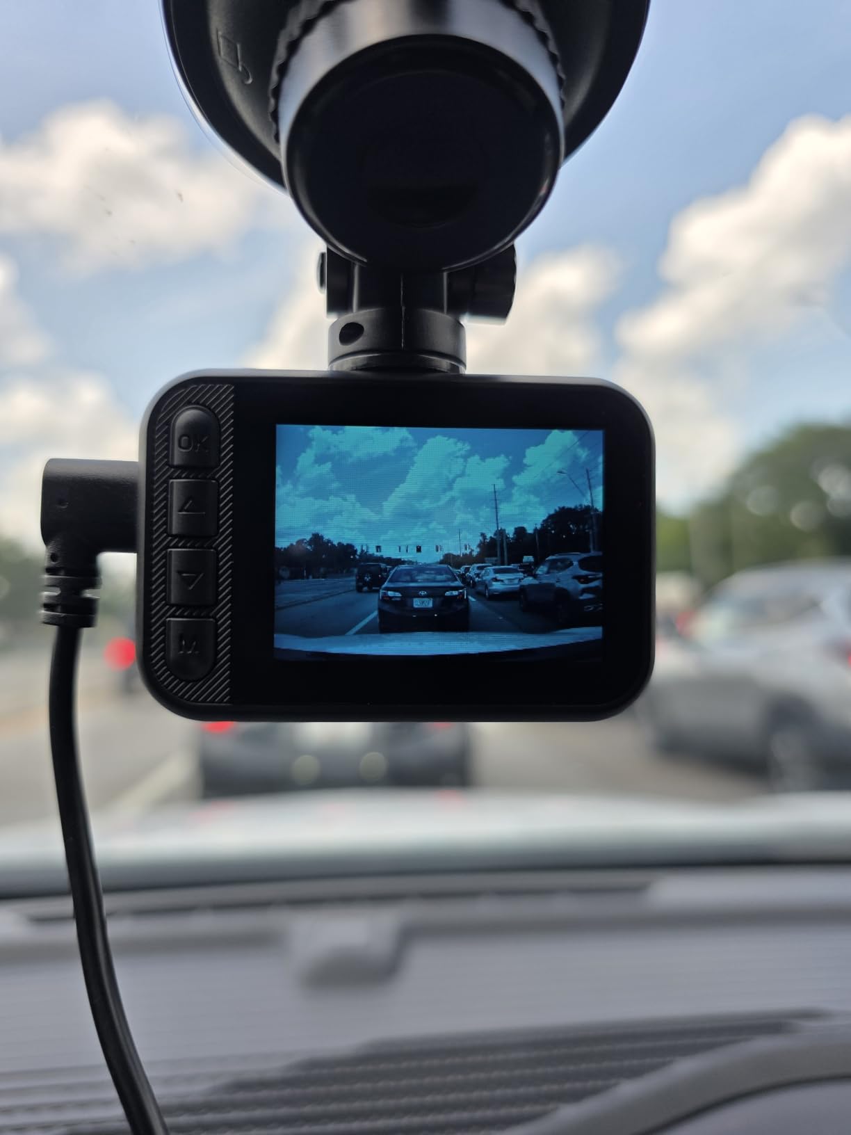 Dash Cam Front and Rear for Cars, 2.5K+1080P Dual Camera with 2
