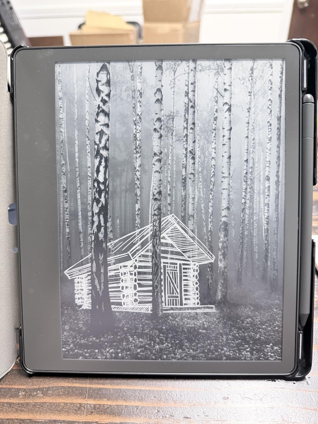 Fintie Slim Case for Kindle Scribe 10.2 Inch 2024/2022, Vintage Brown customer photo 2