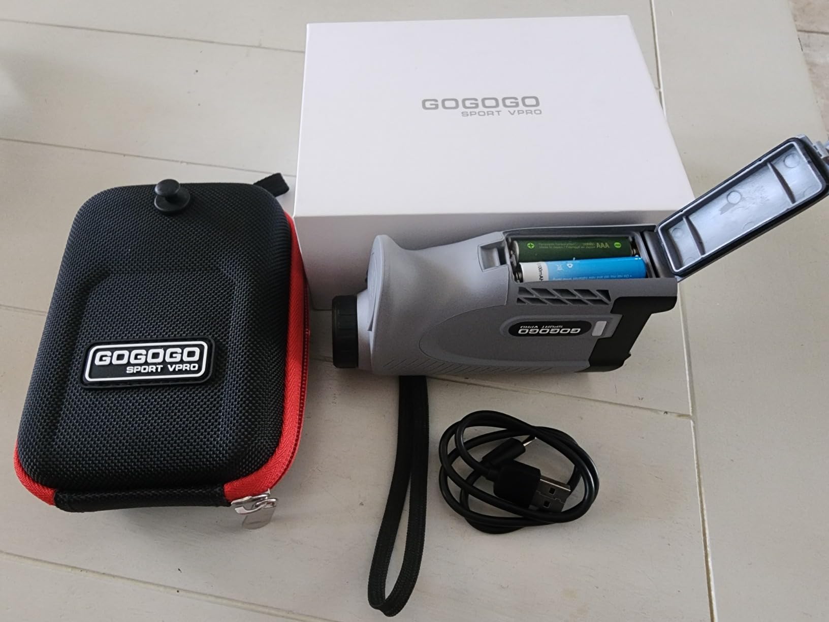 Gogogo Sport Vpro Magnetic Golf Rangefinder with Slope Switch, Red OLED customer photo 2