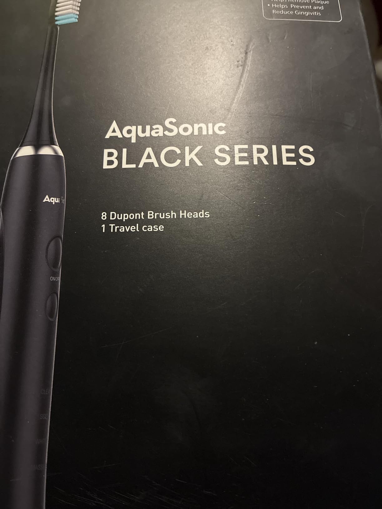 Aquasonic Black Series PRO – Ultra-Whitening Electric Toothbrush – 5 Modes & Smart Timers – Premium Travel Case & 6 Proflex Brush Heads – ADA Accepted Toothbrush customer photo 2