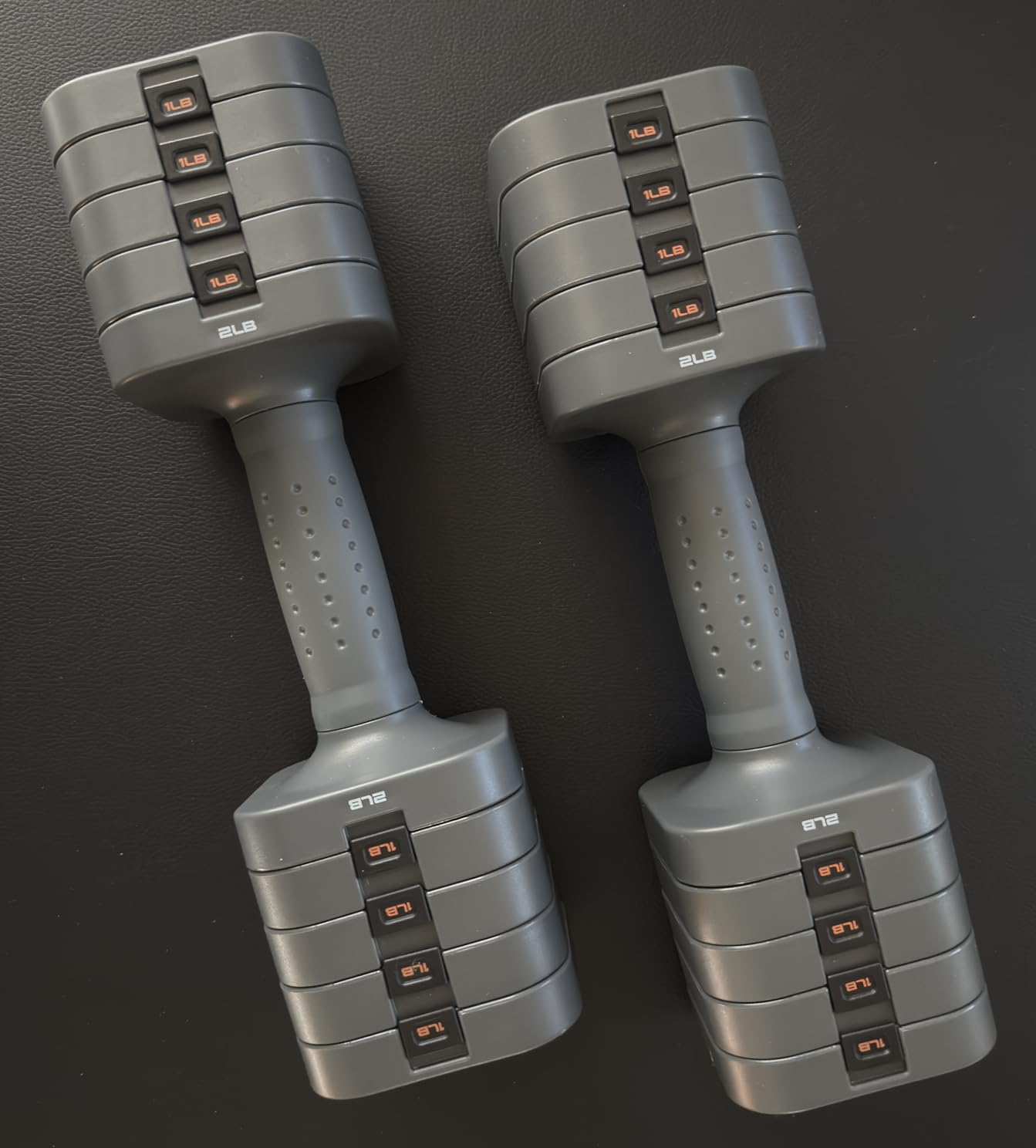 FEIERDUN DB3 5-in-1 Adjustable Dumbbell Set, 6LB/10LB Pair Adjustable Weights for Women at Home, Dual Locking Stable Hand Weights with TPU Soft Handle, Home Gym, Rehab, Pilates, Yoga, Strength Training customer photo 2