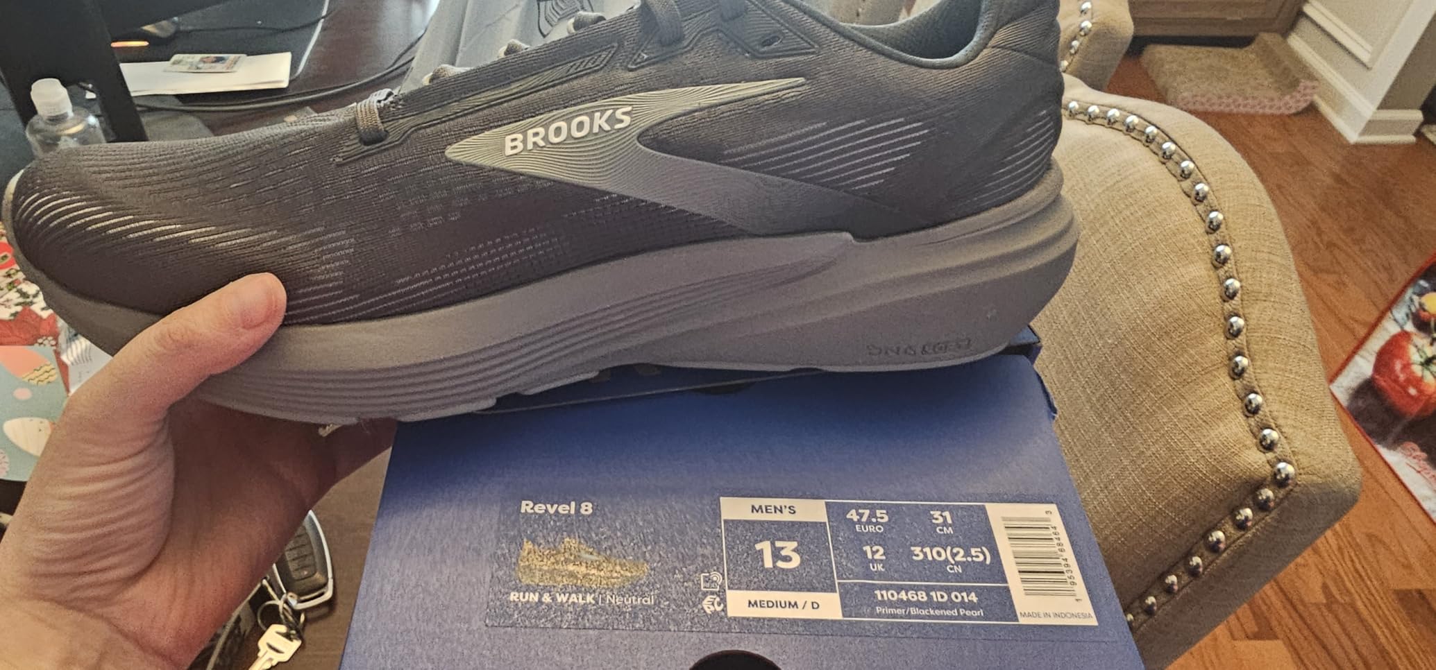 Brooks Men’s Revel 8 Running Shoe customer photo 1