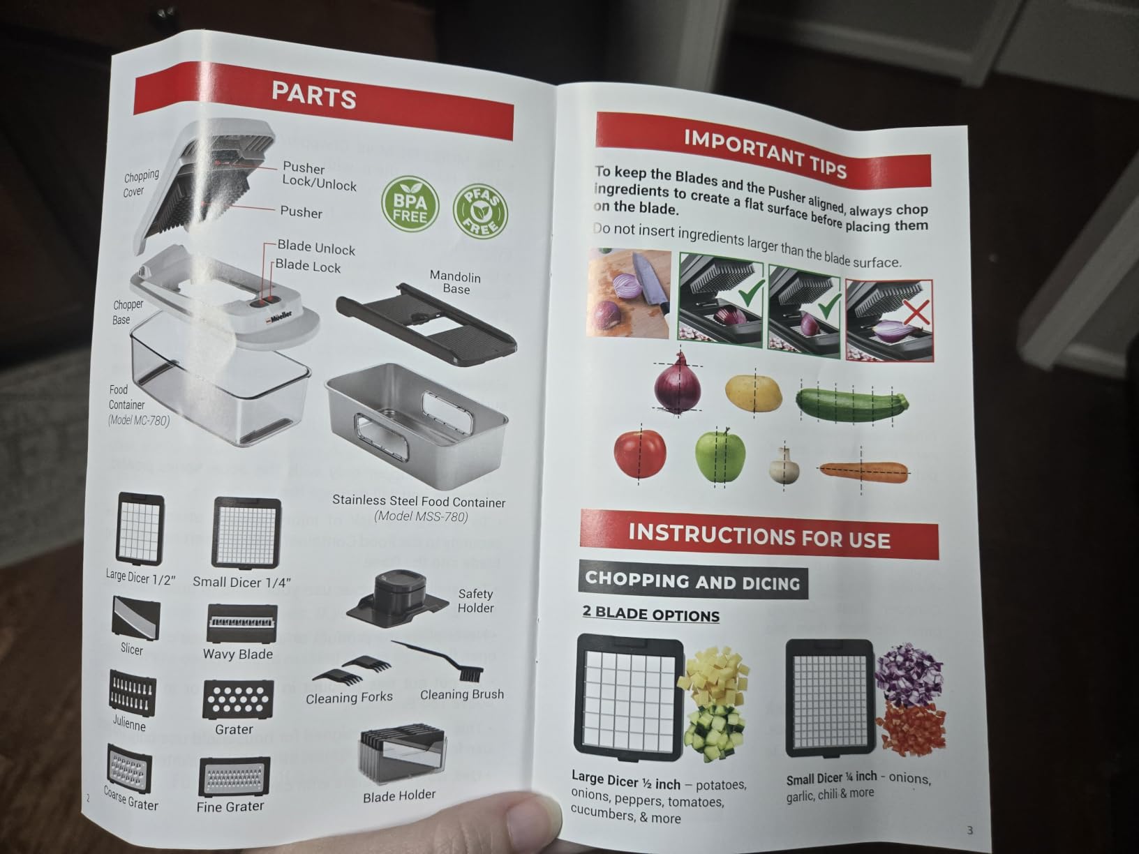 MUELLER HOME Pro-Series 10-in-1, 8 Vegetable Chopper & Mandoline Slicer customer photo 1