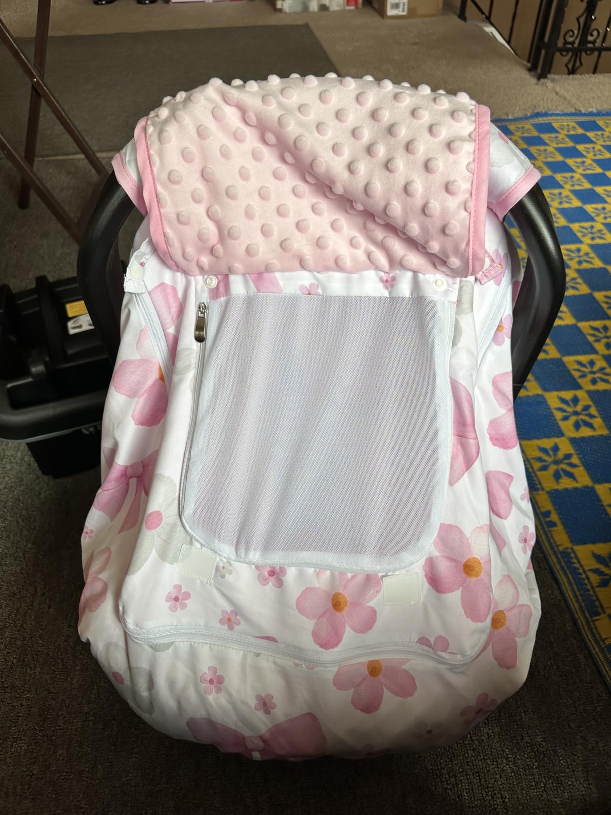 Baby Trend EZ-Lift™ PRO Infant Car Seat, Dash Rose – Lightweight Premium Carry, Plush Infant Cushioning, Adjustable Harness Support customer photo 1