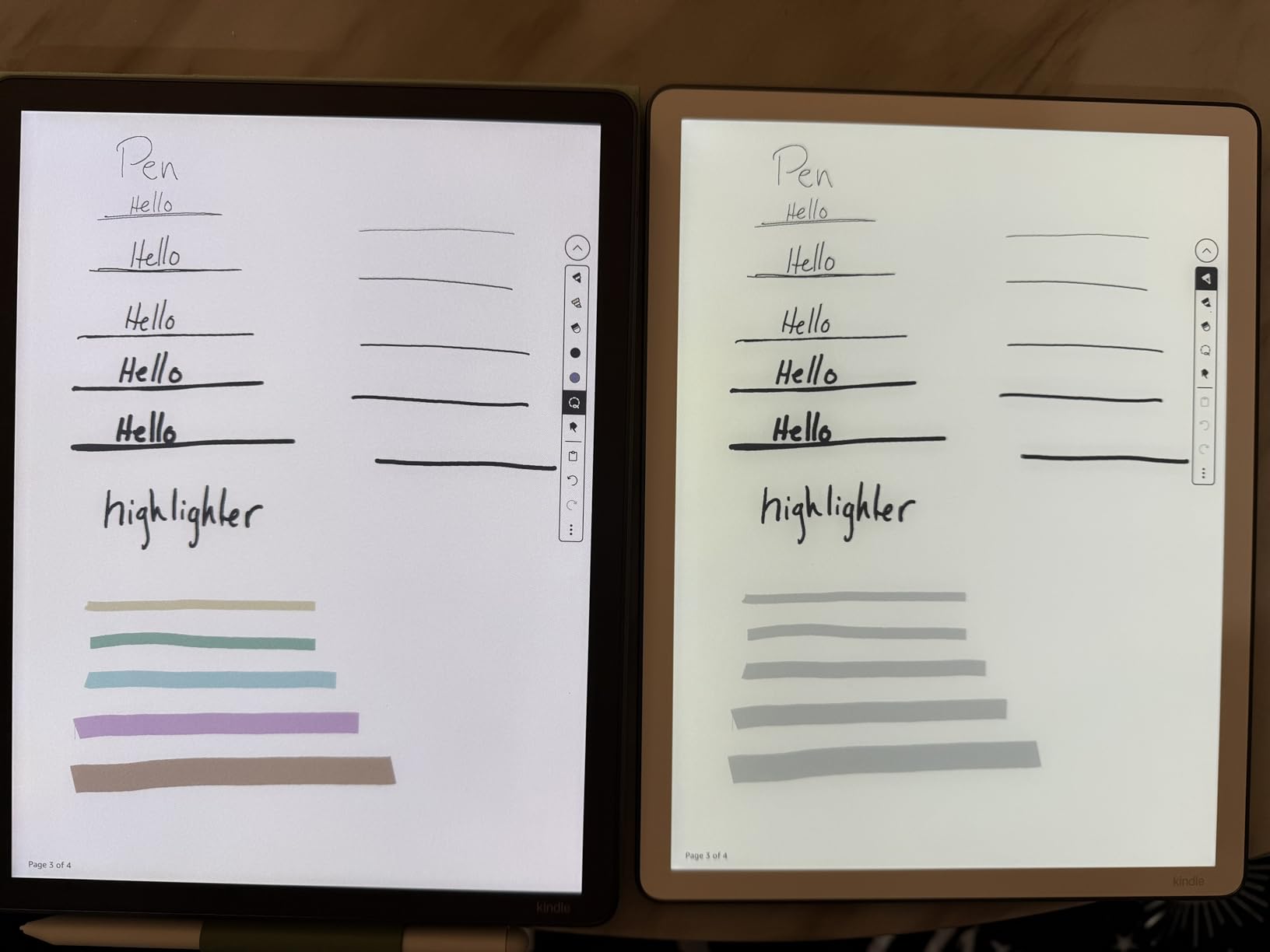 Amazon Kindle Scribe 32GB (newest model) — 11” display with front light, paper-like feel, and no distractions — Write in notebooks, docs, and books. Pen included - Graphite customer photo 2