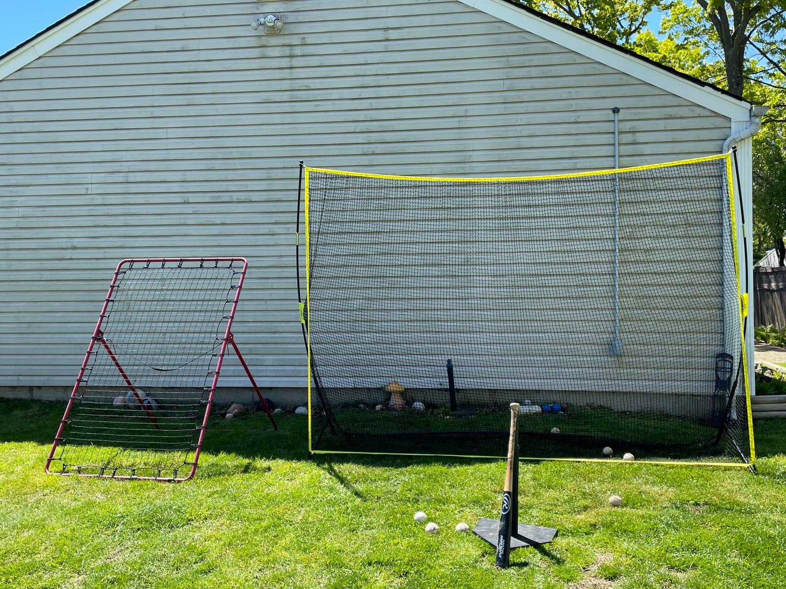 PodiuMax Golf Net, 10x7ft Golf Practice Net with Noise Reduce Silk Target Driving Real Balls, Hitting Nets for Backyard Garage, Improve Chipping Putting Pitching,Gift for Men & Golfers customer photo 1