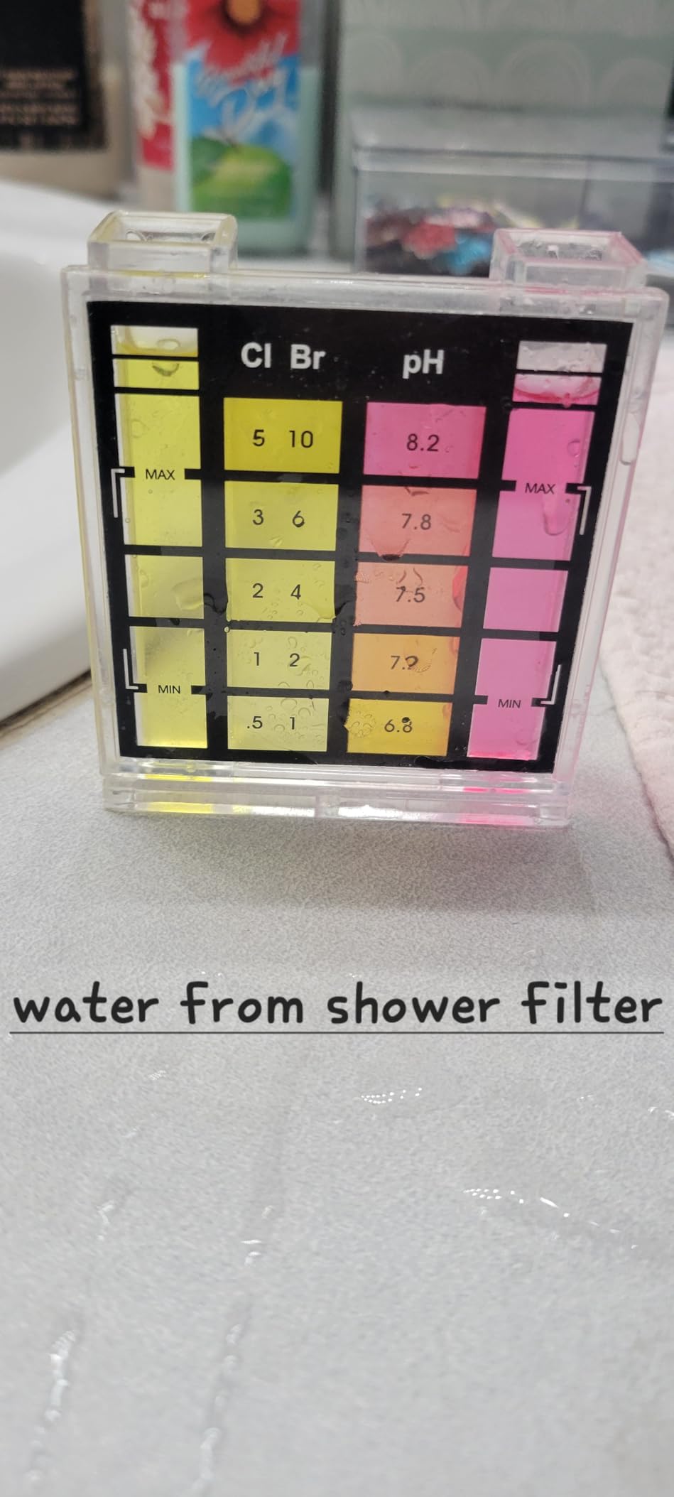 25 Stages Shower Filter with 3 Cores - Maximize Shower Sediment Filtration & Reduce 97.45% Chlorine in Shower Water - For Softer Skin & Shinier Hair - Model SA-001 customer photo 2