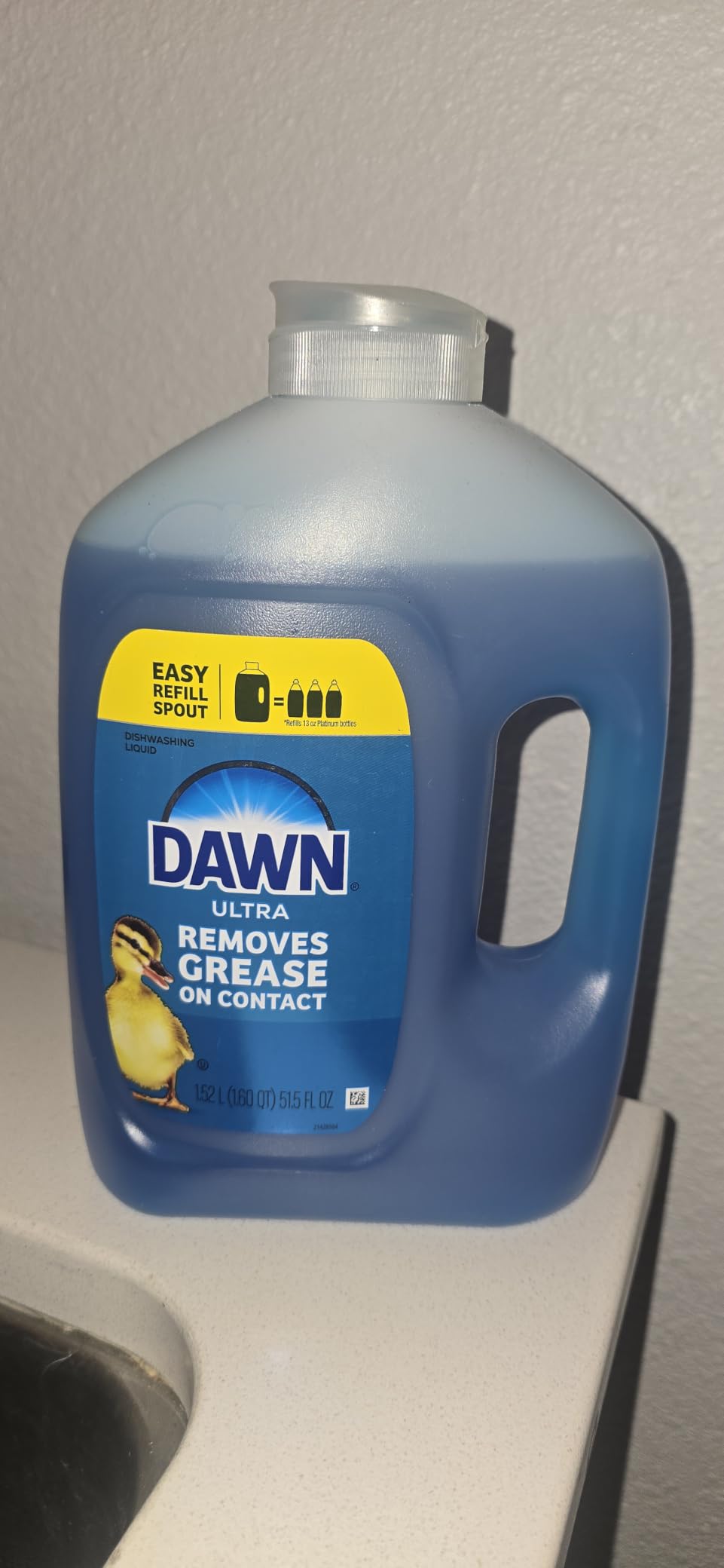 Dawn Ultra Dish Soap Refill Jug, Large Size Original Blue Liquid Dishwashing Detergent, Powerful Dish Soap for Grease, 51.5 oz customer photo 2