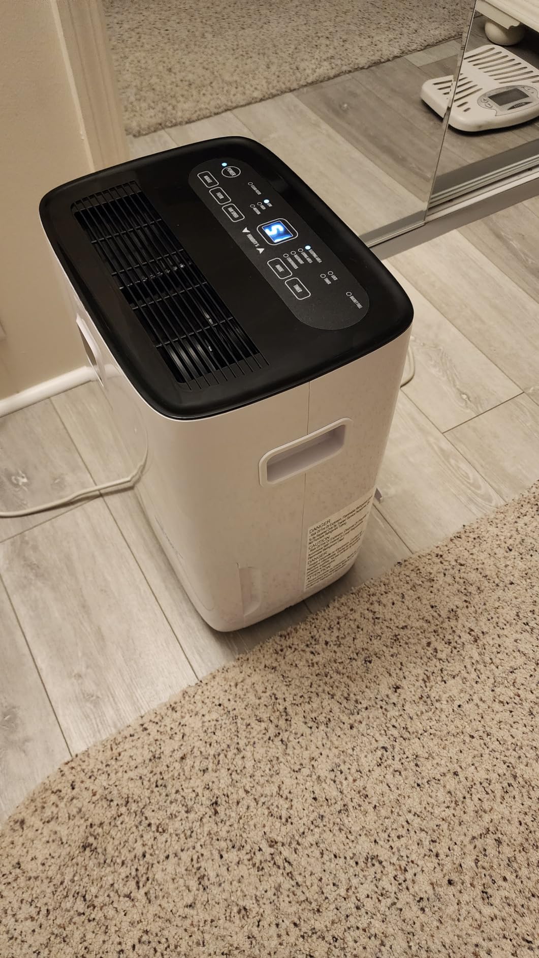 80 Pint Dehumidifier for Basement 5500 Sq. Ft. with Drain Hose, ENERGY STAR customer photo 1