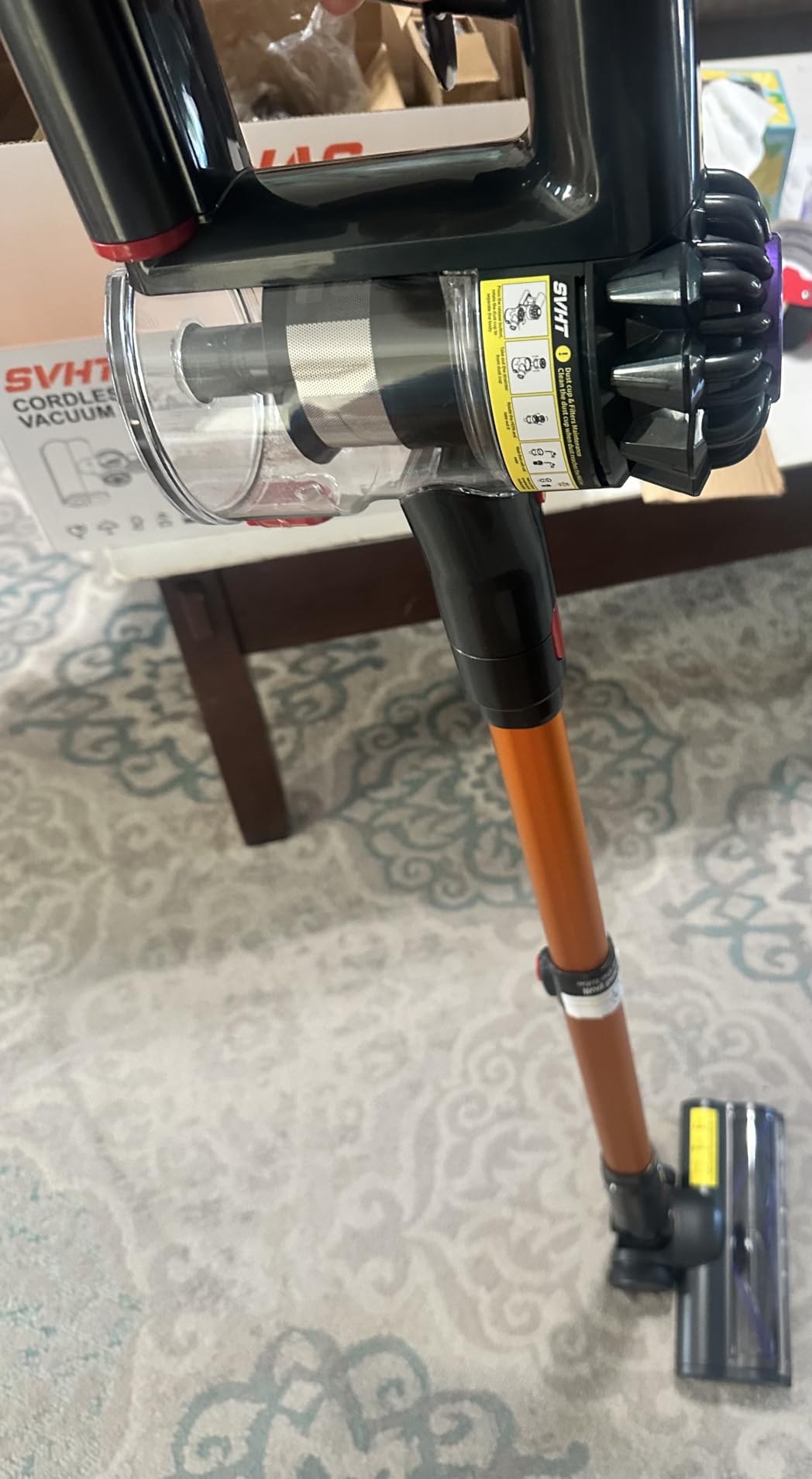 Cordless Vacuum Cleaner, 500W 45KPA 50Mins Stick Vacuum Cleaners for Home customer photo 2