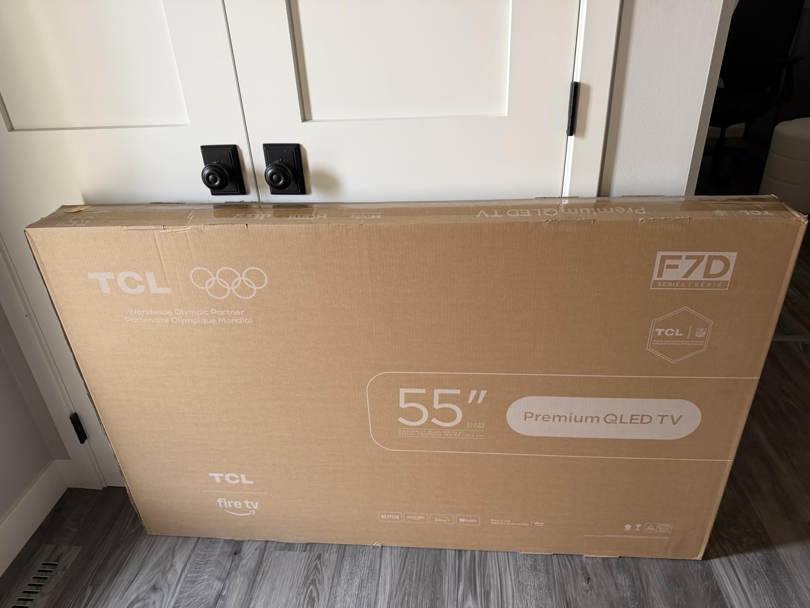 TCL 55-inch F7D Series QLED 4K UHD smart TV (55F7D, 2026 Model) | Dolby Vision & Atmos, DTS | Voice Remote with Alexa+ | Motion Rate 240, Game Accelerator 120, auto Game Mode customer photo 1