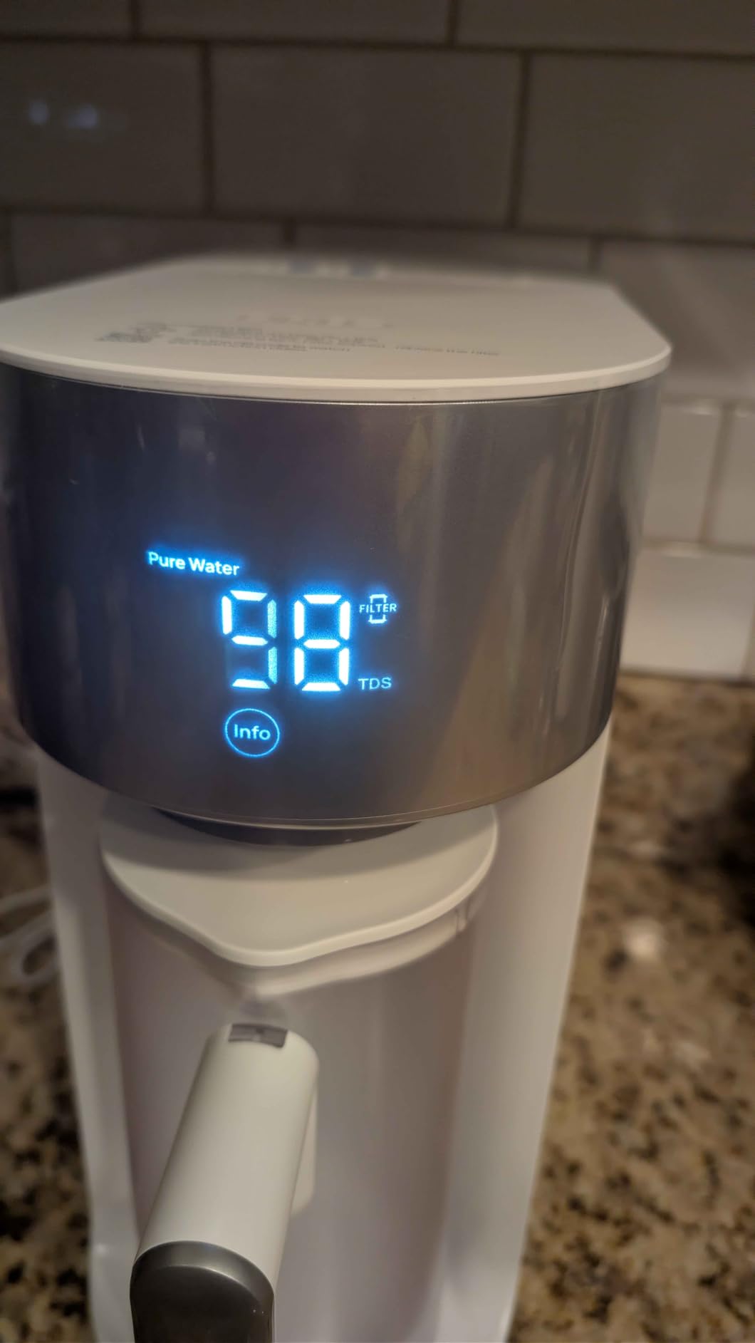 DREO Reverse Osmosis Water Filter Countertop, RO Filtration System, 3:1 Pure to Drain, TDS & Filter Life & 2 Autofill Pitchers, Install-Free, Self-Cleaning Water Purifier, RO Water Filter customer photo 2