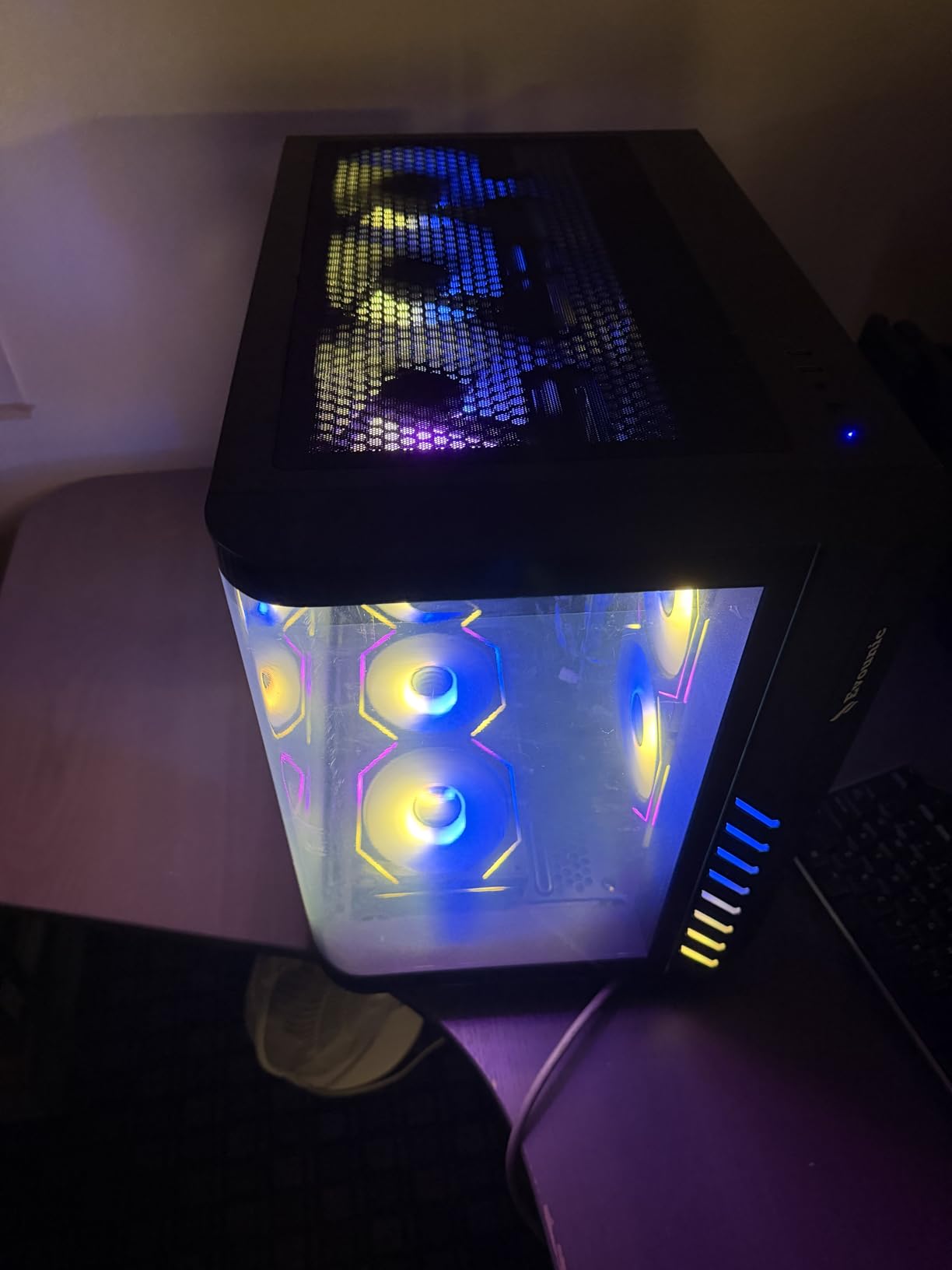 Gaming PC Desktop Liquid Cooled Ryzen 7 8700F RTX 4060 Ti 16GB DDR5 RAM customer photo 2