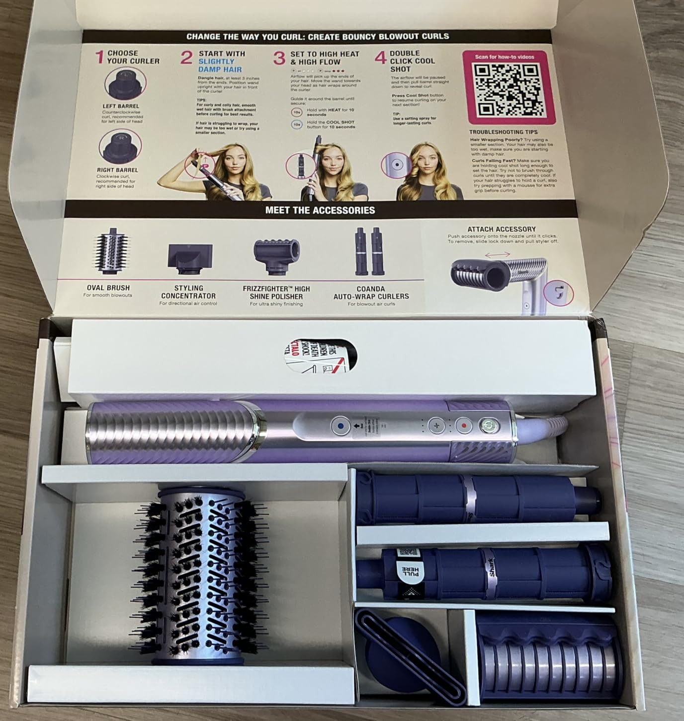 Shark FlexStyle Next-Gen IonCurl 5-in-1 Hair Styler, Curler & Dryer HD840PU customer photo 1