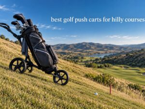 best golf push carts for hilly courses