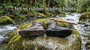 felt vs rubber wading boots